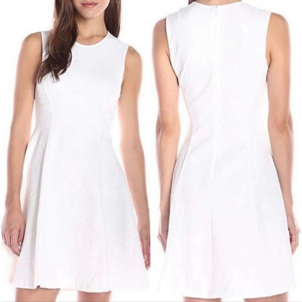 Theory White Sleeveless Mini Dress